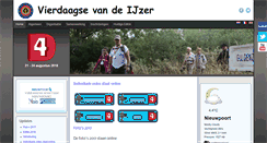 Desktop Screenshot of 4daagse.be